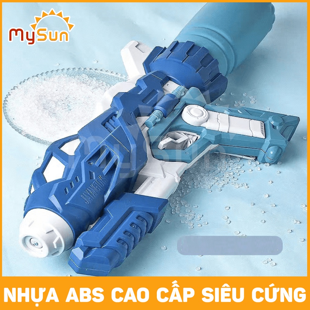 Súng nhựa bắn nước xịn đồ chơi trẻ em, phun áp lực cao cho bé cỡ lớn 50cm MySun