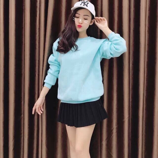 ỐI RẺ QUÁ☘️☘️☘️Áo Nỉ Trơn Hoodie Không Mũ Đây | BigBuy360 - bigbuy360.vn