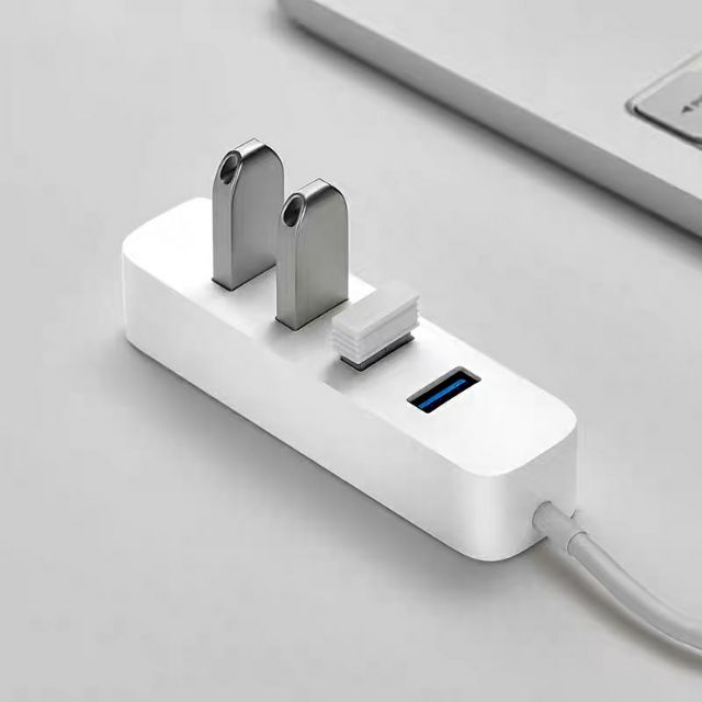 Hub XIAOMI chia 4 cổng USB 3.0 &amp; 1 cổng Type C - tốc độ đọc ghi tới 350MB/s