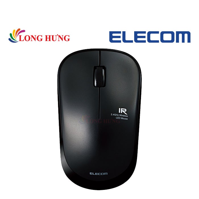 Chuột không dây ELECOM M-IR07DRS - Hàng chính hãng - Hạn chế tiếng ồn khi click chuột, thiết kế nhỏ gọn, DPI 1200