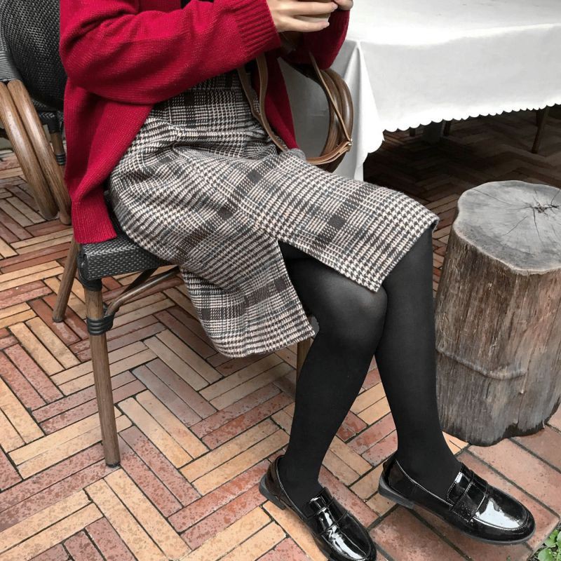 Chân váy họa tiết ca rô phong cách cổ điển thanh lịch dành cho nữ | BigBuy360 - bigbuy360.vn