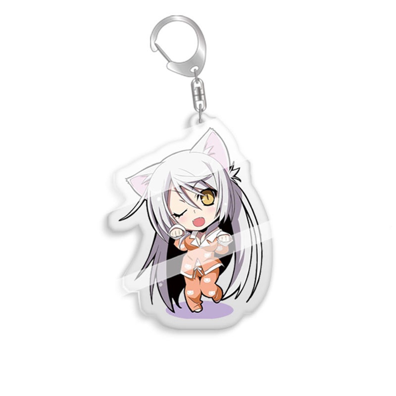 Móc Khóa Hoạt Hình Monogatari Bằng Acrylic