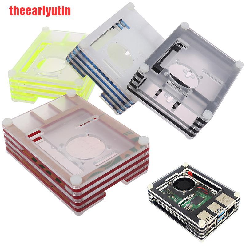 Vỏ Nhựa Acrylic 9 Tầng Cho Raspberry Pi 4 3 Model B 3b Plus