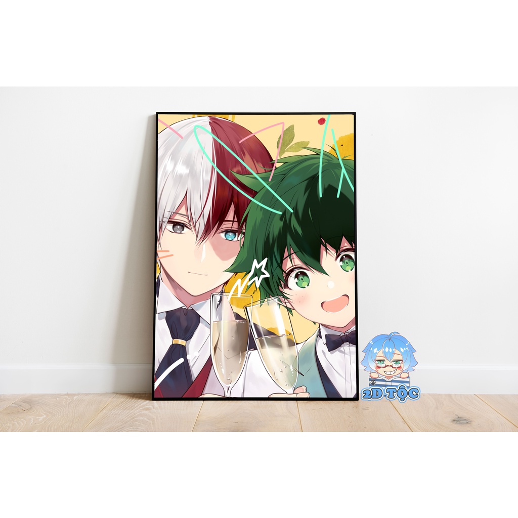 Poster A3 Todoroki Shoto (14) Anime Manga My Hero Academia - 2D Tộc Shop
