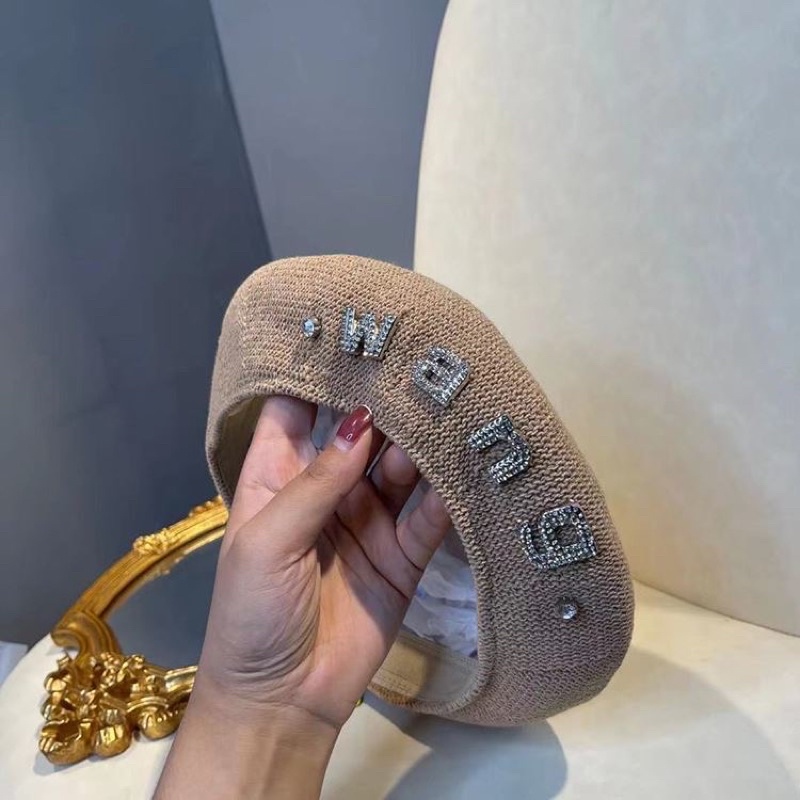 Mũ Nồi Wang Logo Đính Đá Nổi, Mũ Len Đan