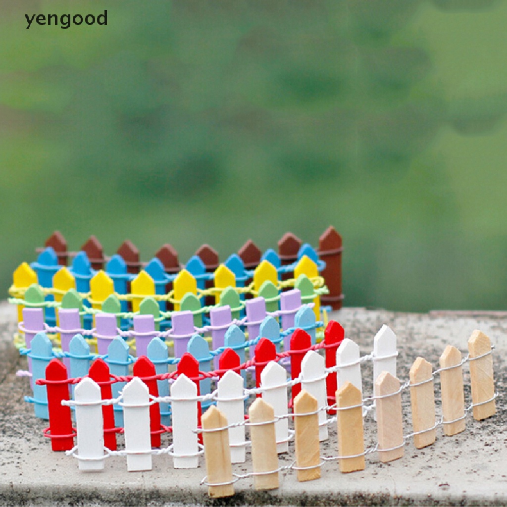 (YGD) Hàng Rào Gỗ Mini Trang Trí Tiểu Cảnh DIY