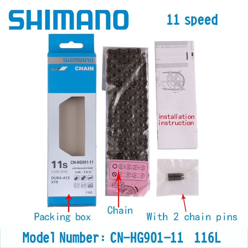 SHIMANO Xích Xe Đạp 8 Tốc Độ Hg601 Hg701 Hg901 Hg40 Hg53 Hg93 Hg54 Hg95 4601 Mtb Road Bike 112 / 116 / 118