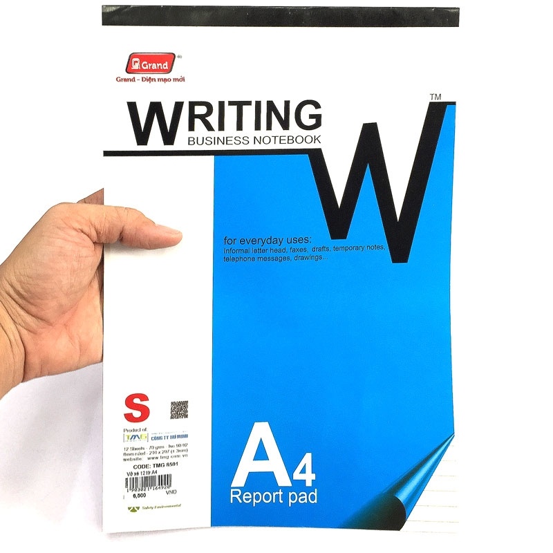 VỞ XÉ GRAND A4 12 TỜ