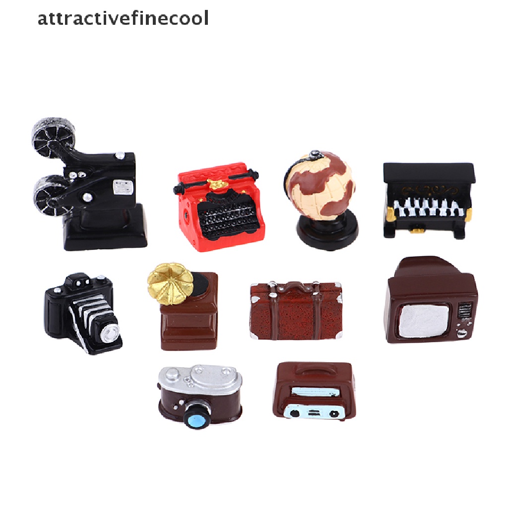 Đồ Chơi Mô Phỏng Đài Radio / Quả Địa Cầu Mini Cho Nhà Búp Bê