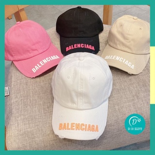 ❤️HÀNG CÓ SẴN❤️Mũ lưỡi trai BALENCIAGA  mới nhất, thiết kế vành mũ xước, logo thời trang, bảng màu cực chất