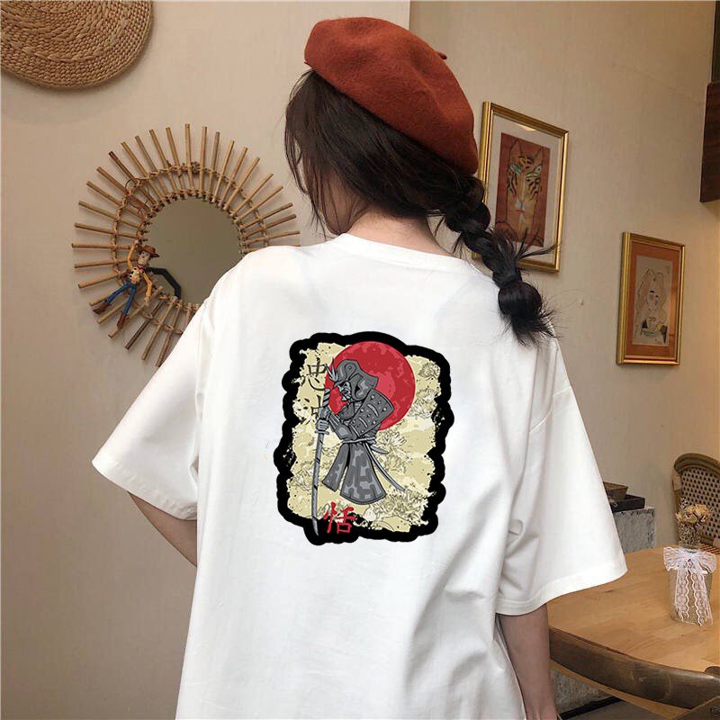 Áo thun tay lỡ nữ form rộng Samurai form rộng vải dày mịn 2020T1835