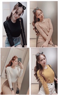 ❌Áo Thun tay dài ôm body siêu xinh