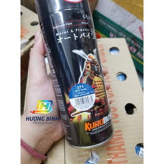[COMBO] Sơn xịt SAMURAI màu Xanh Nhạt - 371 (gồm 4 chai: lót - nền - màu - bóng)