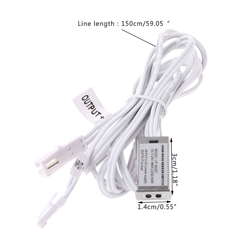 Công tắc cảm biến chuyển động hồng ngoại 5a 10cm dc 12v/24v