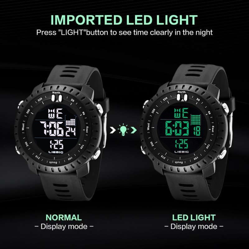 SKMEI A200927 Military Style Men's Digital Electronic Sports Watch Alarm Clock LED Backlight Waterproof and Shockproof