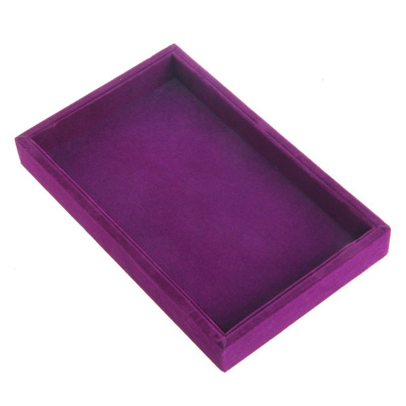 Khay Trưng Bày Trang Sức Lót Vải Nhung