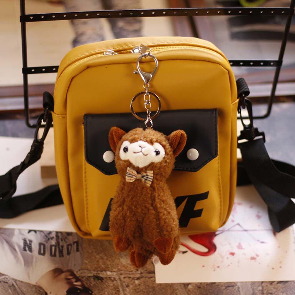 Móc Khóa Hình Lạc Đà Alpaca Nhồi Bông Dễ Thương