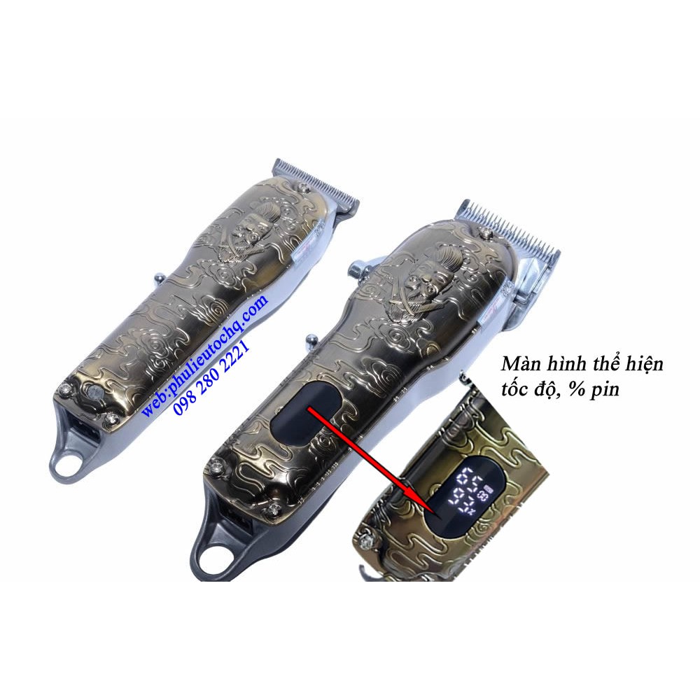 Combo tông đơ cắt và tông đơ chấn viền Resuxi JM 2021