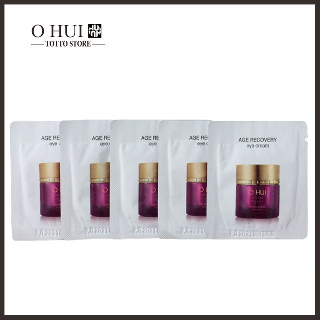 [30 gói] Sample Kem Dưỡng Mắt OHUI Chống Nếp Nhăn Vùng mắt AGE RECOVERY EYE CREAM