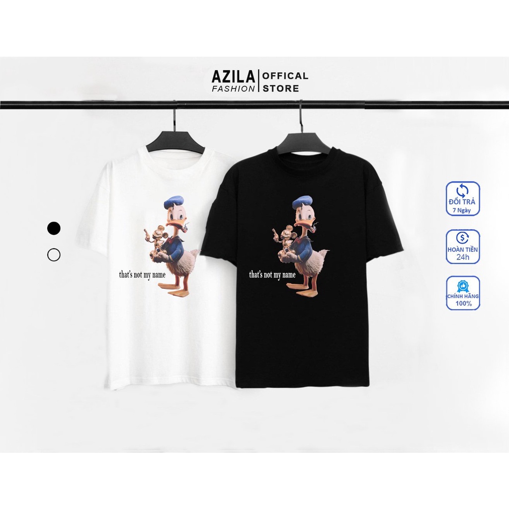 Áo thun Vịt Donald Chất Liệu 100% Cotton Thoáng Mát AZILA