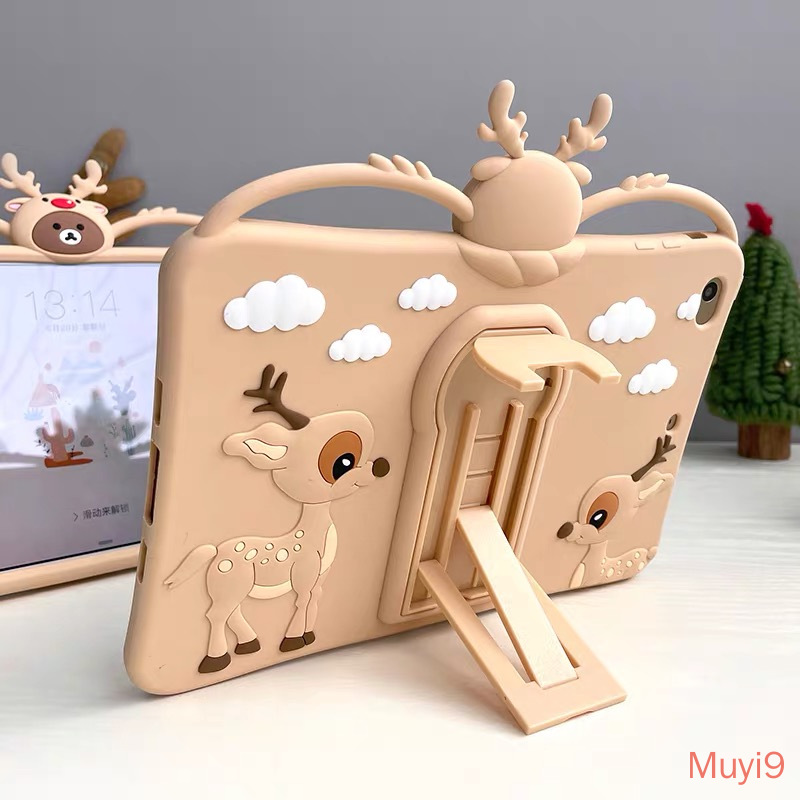 Ốp Lưng Phong Cách Giáng Sinh Cho Ipad 2018 Mini1 / 2 / 3 Mini4 Ipad6 / Ipad Air2 / 3 / 4 Ipad6 10.2 | BigBuy360 - bigbuy360.vn