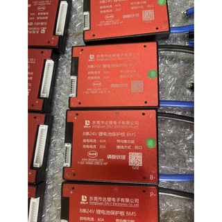 Mạch cân bằng pin lifepo4 8S60A hệ 24 voltage Daly