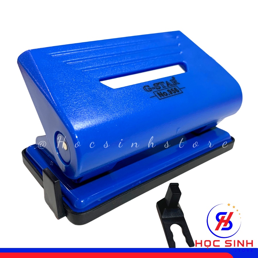 Máy Bấm Lỗ G-Star GS 956 Size Nhỏ Bấm 2 Lỗ Công Suất Bấm 10 Tờ 2 Lần Bám