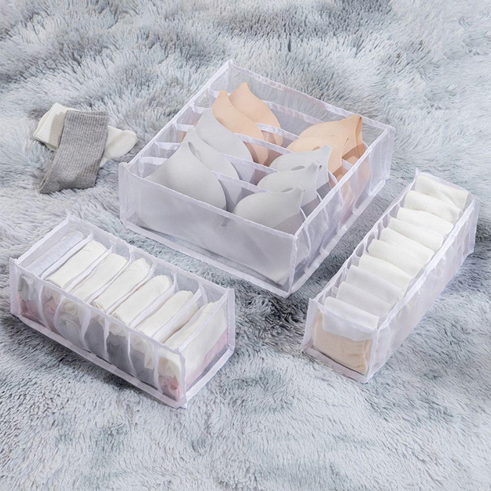 UUMIR Hộp Đựng Đồ Lót Nhiều Ngăn Bằng Nylon Tiện Dụng