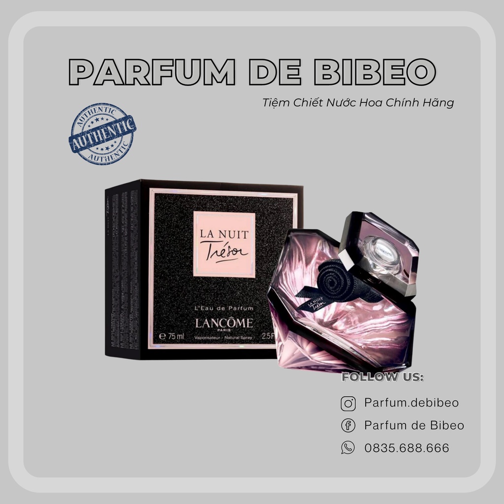 Parfum de Bibeo-Nước hoa thử LC Tresor La Nuit EDP