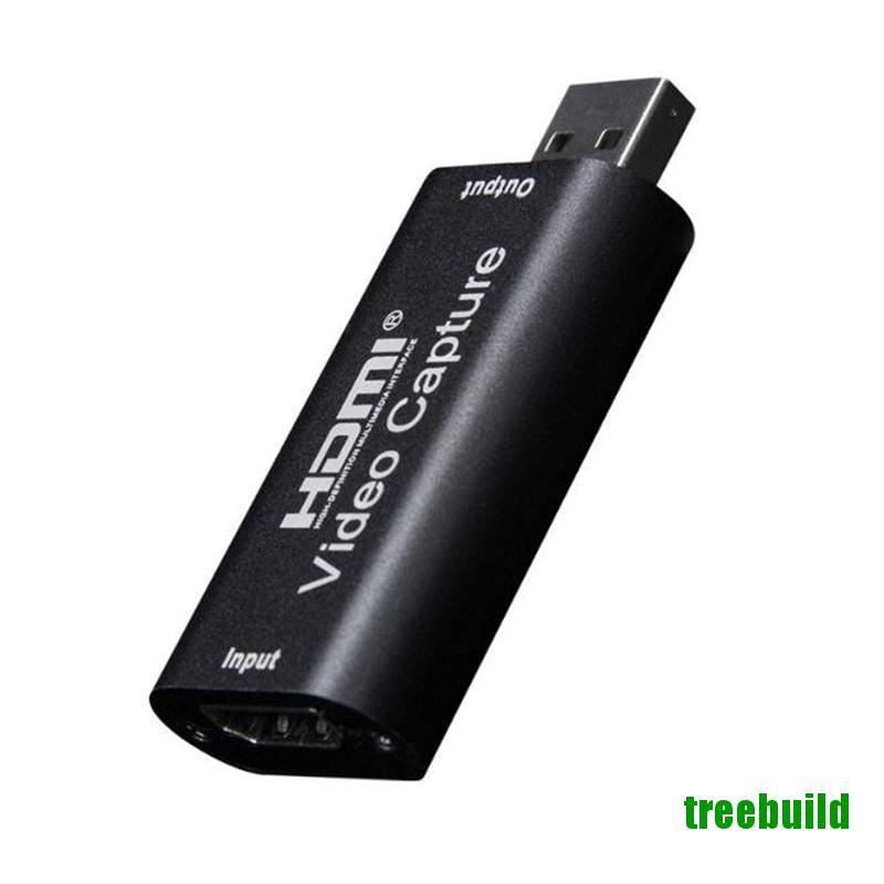 treebuild☆ Usb Video Capture Card Hd To Type-C Usb C Usb 3.0 1080P With Hdmi Loop Output