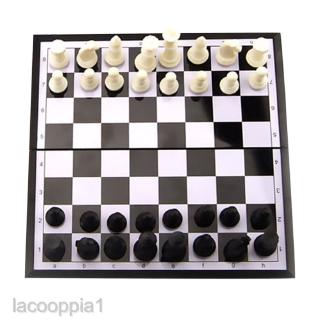 32 Chess Pieces Plastic Checkers Magnetic Chessboard Travel Game Party Toys