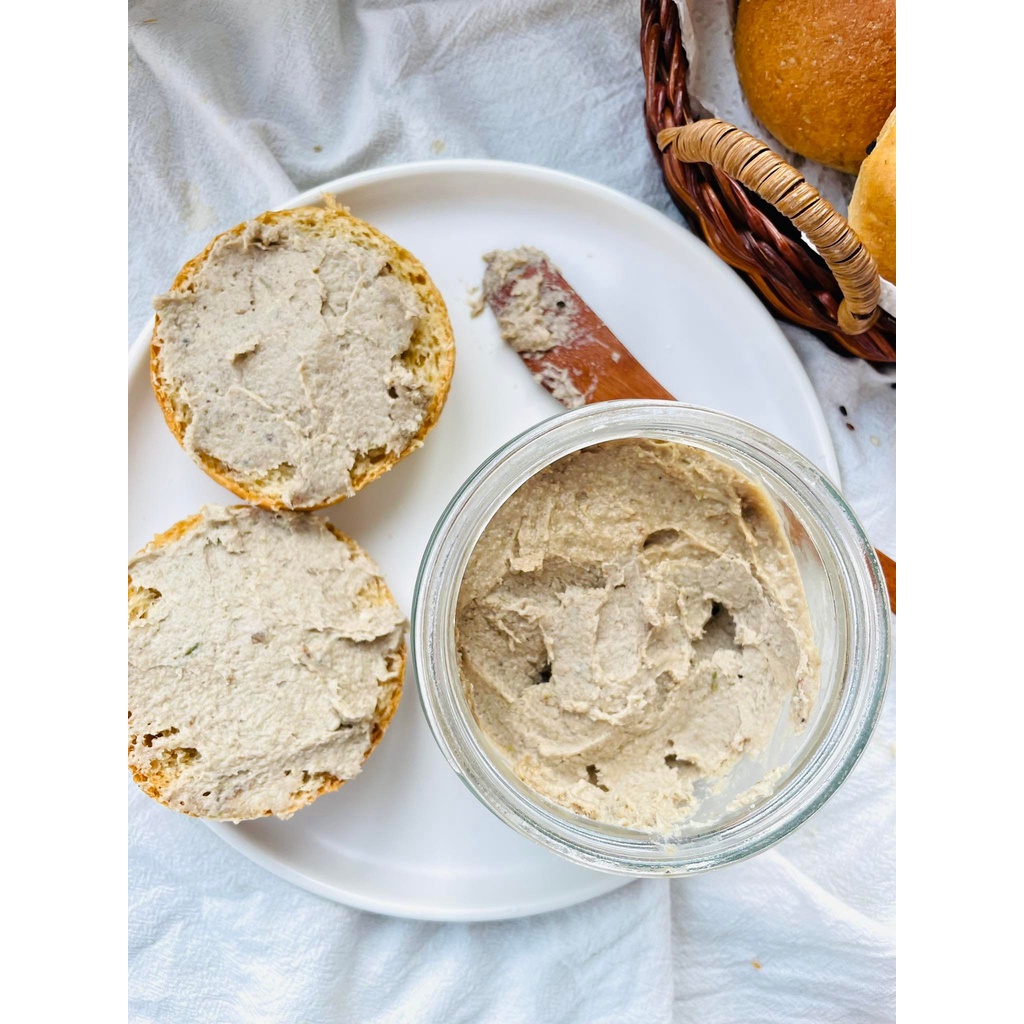 Pate chay từ đậu nấm hạt vị ngon chuẩn ăn kiêng eat clean
