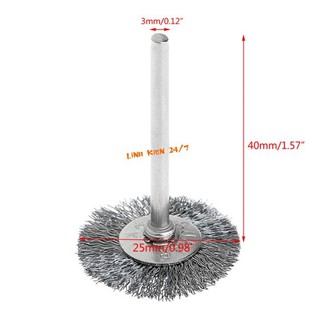 Chổi đánh rỉ sét trục 3mm - (5k/1 chổi)