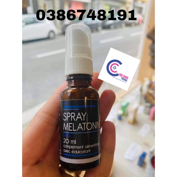 Xịt ngủ Spray Melatonine Pháp