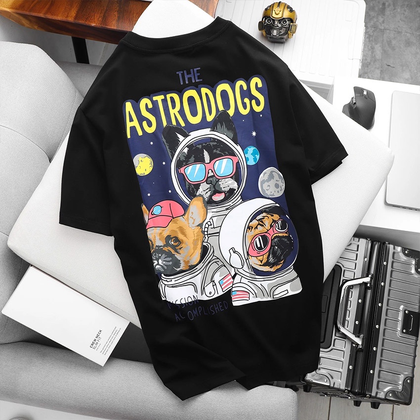Áo thun in hình BEEBEE the astrodogs-TASD001 100% COTTON | BigBuy360 - bigbuy360.vn