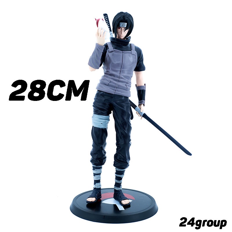 [28CM] Mô hình Itachi Uchiha CẦM MẶT NẠ ANBU đồ chơi nhân vật tượng figure itachi trong anime Naruto hokage