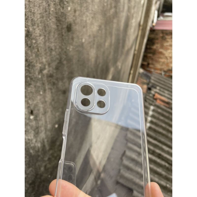 Ốp lưng silicon Gor cho Xiaomi Mi 11/mi 11lite  siêu mỏng, có gờ bảo vệ camera
