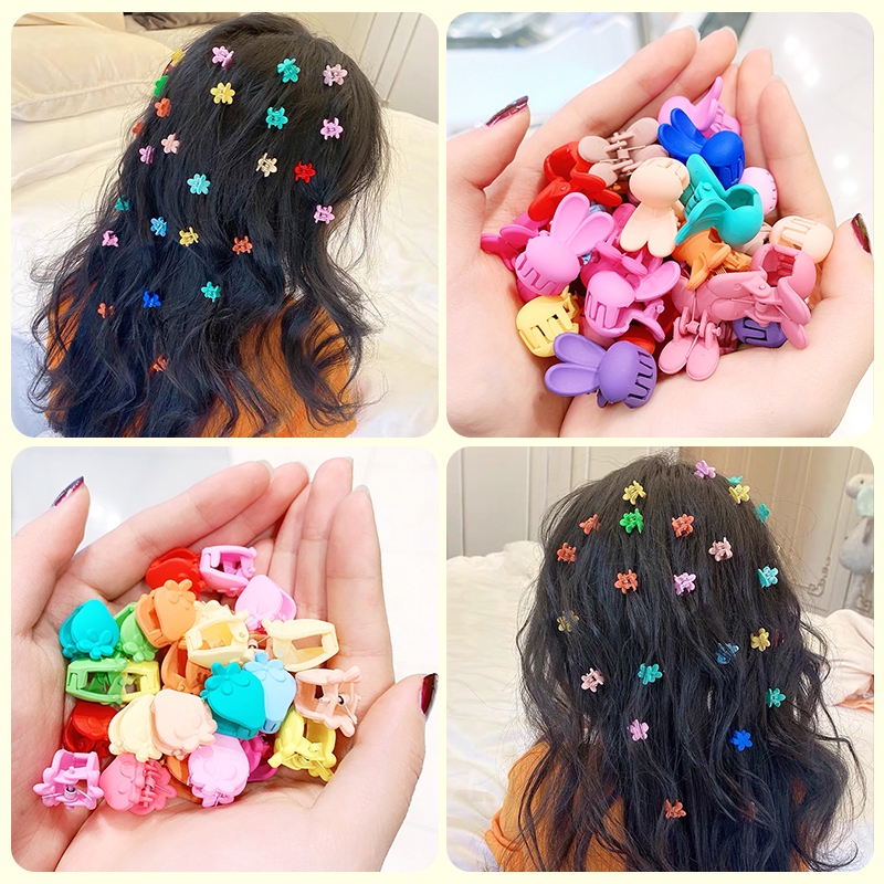 Set 40 Kẹp Tóc Kiểu Hoạt Hình Xinh Xắn Cho Bé Gái