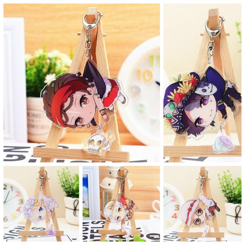 ( Mica trong acrylic ) ( Mẫu 3) Móc khóa anime Identity V Nhân cách thứ năm ver treo chibi anime M02