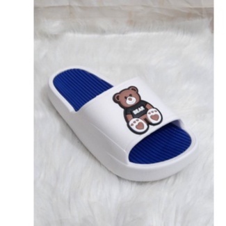 Dép đế bánh mì hình gấu, dép quai ngang nam nữ siêu hot