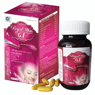 Viên uống bổ sung Collagen, nội tiết tố, chống lão hóa da Royal White