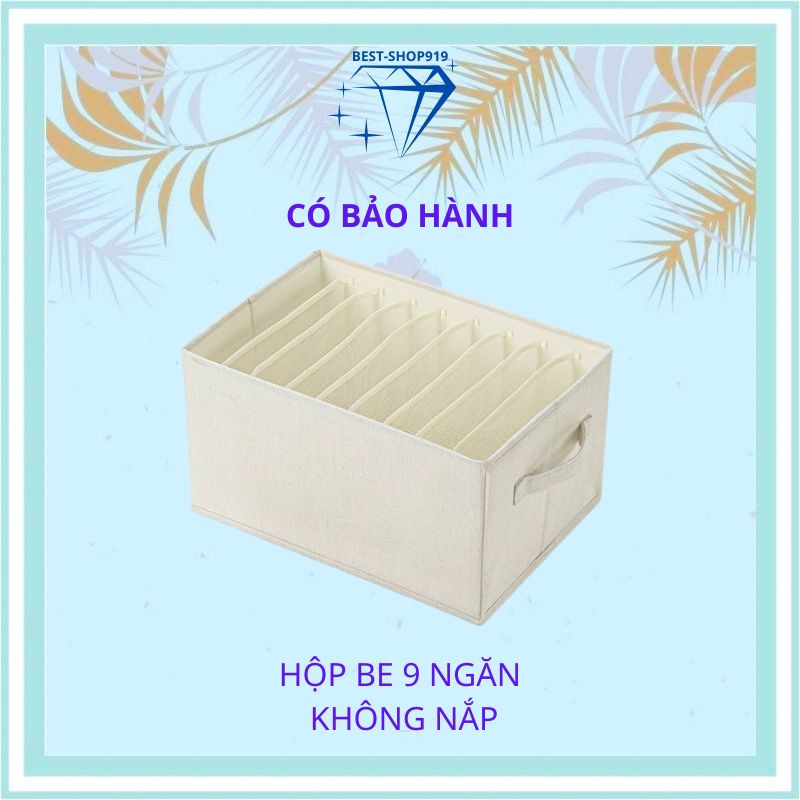 Hộp Vải Gấp Gọn Chia 7 Ngăn 9 Ngăn Có Nắp Và Không Nắp Hàng Cao Cấp Xuất Thụy Điển [CÓ BẢO HÀNH ]
