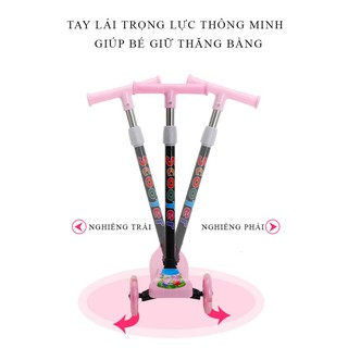 Xe trượt scooter 3 bánh có đèn