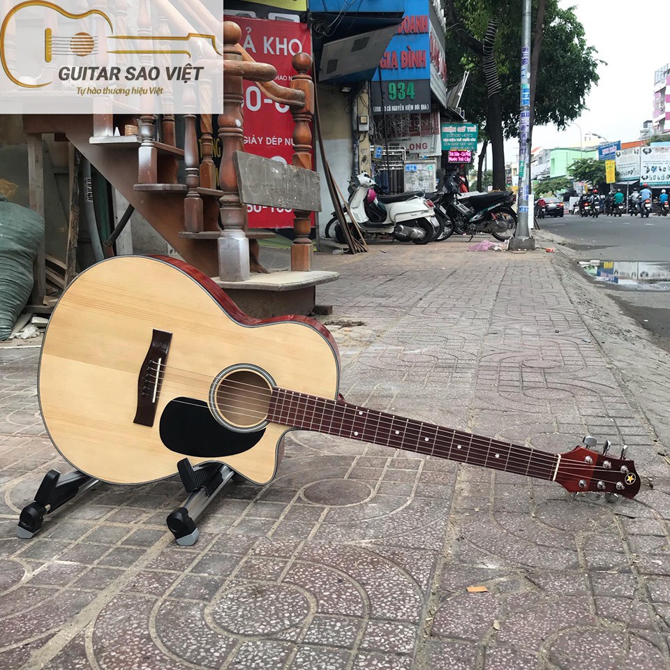 Đàn guitar SV-E75,đàn cho người mới tập chơi sản xuất tại Việt Nam