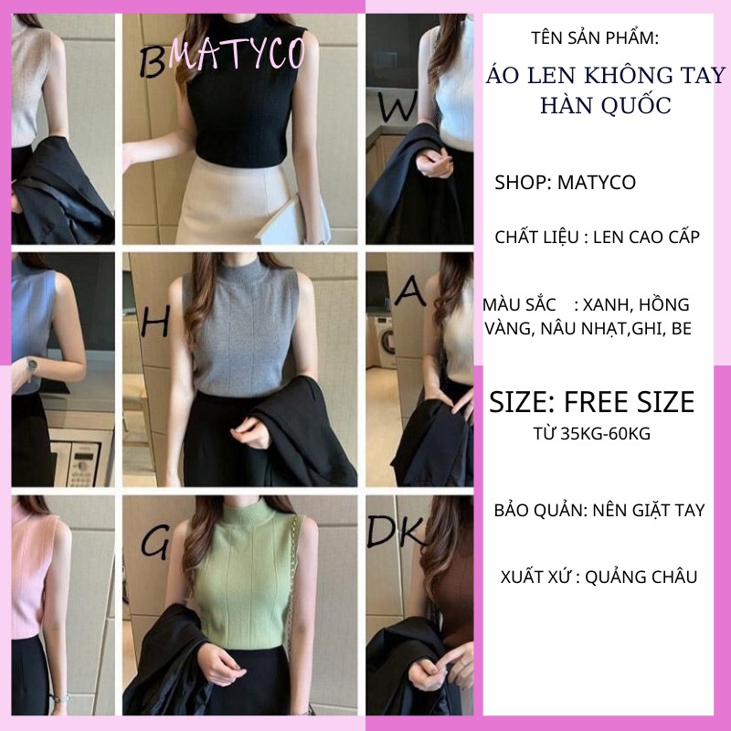 Áo Len Nữ Không Tay Phong Cách Hàn Quốc | BigBuy360 - bigbuy360.vn