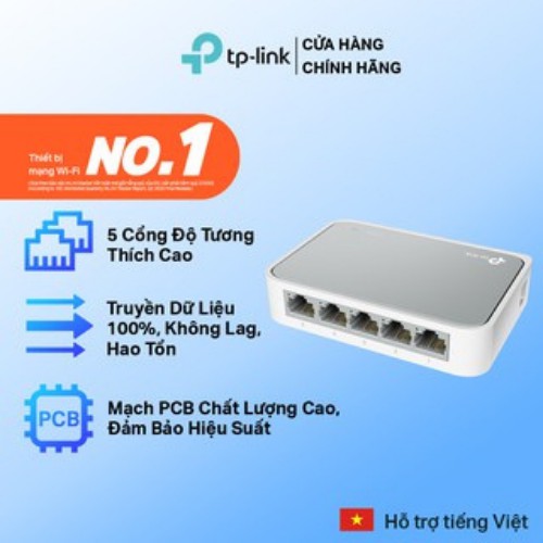 [BH CHÍNH HÃNG TP-LINK] Bộ Chia Tín Hiệu Để Bàn 5 cổng TL-SF1005D và TL-SG1005D