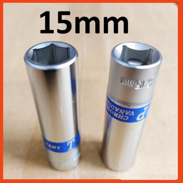 Khẩu / tuýp 15 mm TOP chính hãng, size 1/2 phổ thông, dài 8cm, Cty TM&XNK TOP Việt Nam
