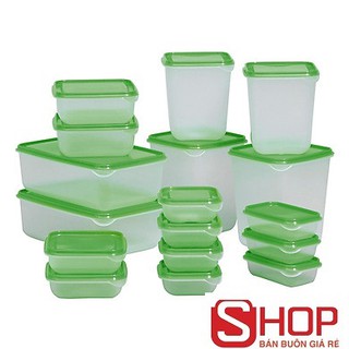 BỘ 17 HỘP NHỰA ĐỰNG THỰC PHẨM
