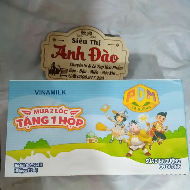 (Mẫu mới ) Thùng sữa tươi ADM Gold 48 hộp 110ml