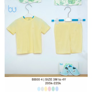 [BU 2019]. Bộ cộc nút vai vải sợi tre trơn